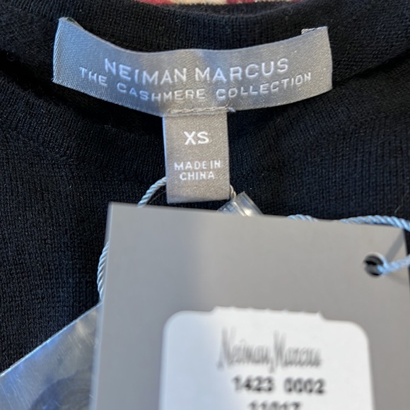NWT Neiman Marcus The Cashmere Collection. Chiffon sleeves XS - super soft, - Picture 2 of 13